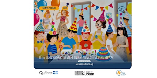 Imagem principal de Fêtez l'anniversaire de votre enfant au Musée McCord Stewart