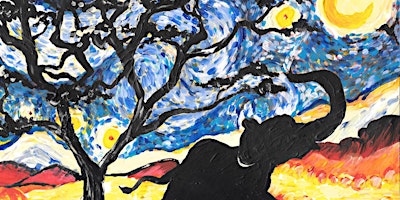 Paint Starry Night Elephant!! Harrogate primary image