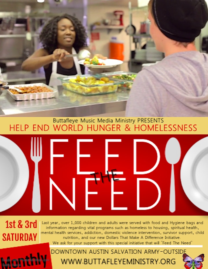 HELP END WORLD HUNGER AND HOMELESSNESS- FEED THE NEED image