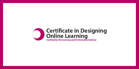 LPI - Certificate in Designing Online Learning (CDOL) primary image
