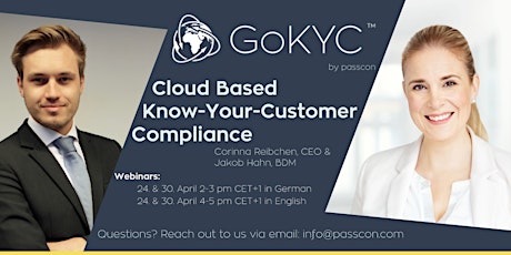 Hauptbild für GoKYC - Know-Your-Customer Compliance Cloud Based SaaS