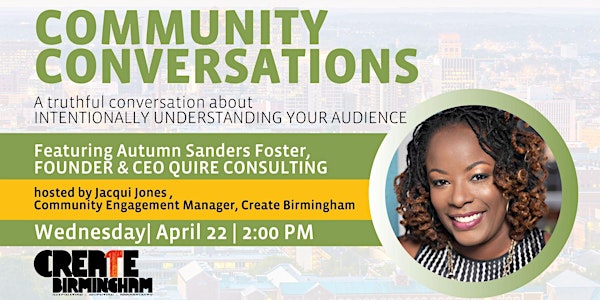 Community Conversations With Autumn Sanders Foster