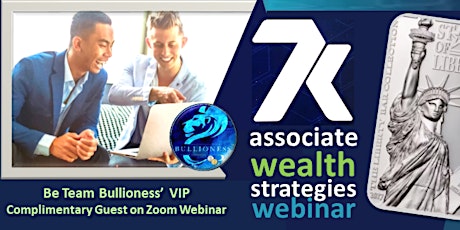 "Real Money" WEALTH STRATEGIES Event WEBINAR (Guests FREE) primary image