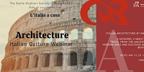Italia a casa - Cultural Webinar  - ARCHITECTURE primary image
