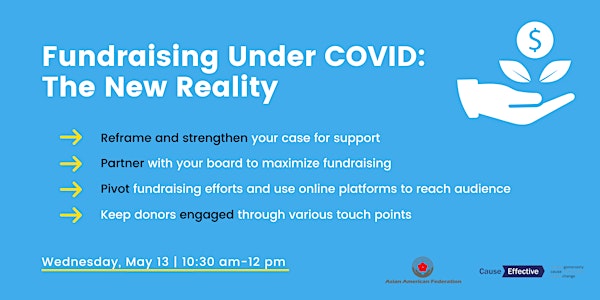 Fundraising Under COVID- The New Reality