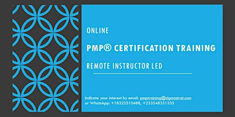 Image principale de Online PMP® Certification training - Remote Instructor Led