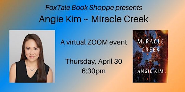 Virtual: Angie Kim, Miracle Creek