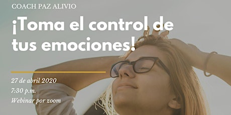 Imagen principal de Charla inspiracional: Toma el control de tus emociones