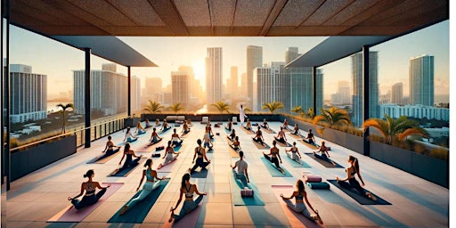 Primaire afbeelding van Good Vibes Rooftop Yoga at Andaz with Pool Party