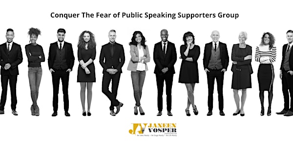 Conquer The Fear of Public Speaking Supporters Group Meeting & Coaching