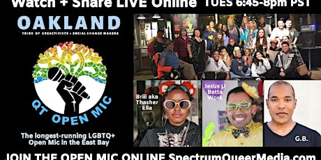 Oakland QT Open Mic LIVE! primary image