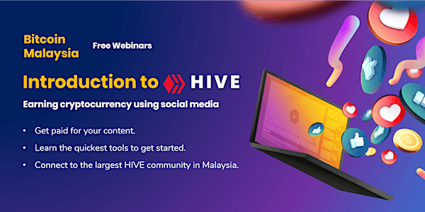 [Webinar] Introduction to HIVE | Earn cryptocurrency using social media