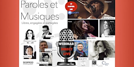  Webinar : Paroles et musiques libres, engagées et partagées