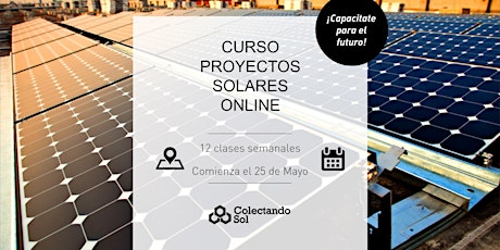 Imagen principal de Curso de Proyectos Solares On Line// Mayo 2020