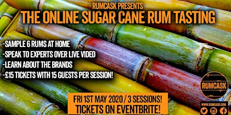 Sugar Cane Juice Rum Tasting with RumCask primary image