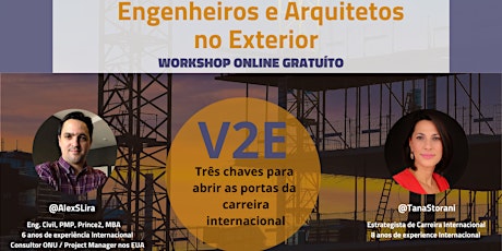 Engenheiros e Arquitetos no Exterior - Workshop Online primary image
