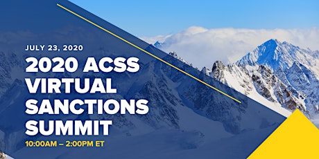 2020 ACSS Virtual Sanctions Submit - Online Event primary image