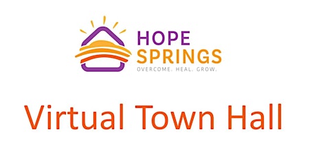 Hope Springs Virtual Town Hall primary image