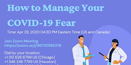 Free Webinar: How to Manage Your COVID-19 Fear primary image