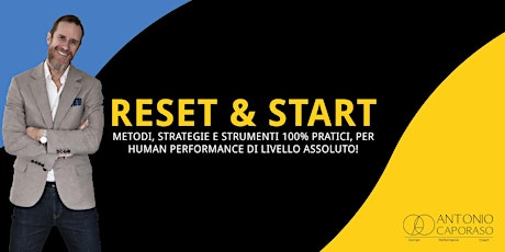 Immagine principale di Reset & Start - Antonio Caporaso Coach  