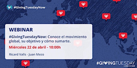 Imagen principal de Webinar #GivingTuesdayNow: Conoce el movimiento global y cómo sumarte
