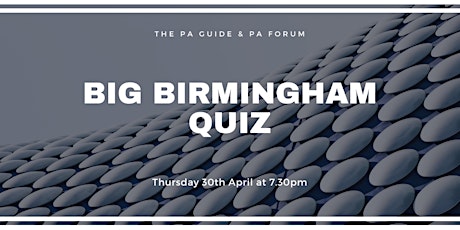 The Big Birmingham Quiz primary image