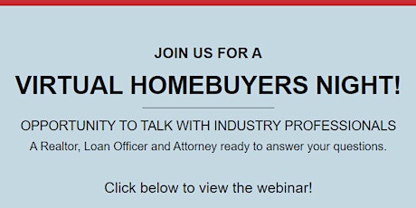 4.29.2020: You're Invited to our Virtual Home-buyers Night ! primary image