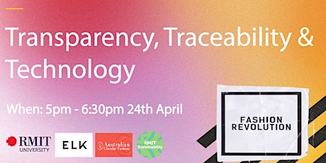Fashion Revolution Panel: Transparency, Traceability & Technology primary image