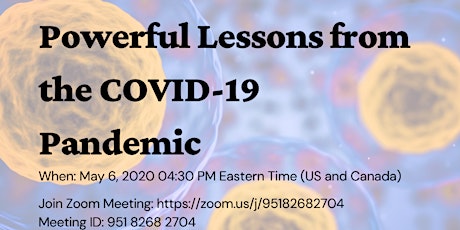 Powerful Lessons from the COVID-19 Pandemic primary image
