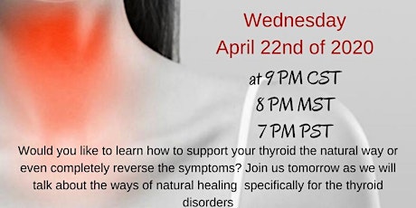 Thyroid Support Webinar and Upcoming Private Group primary image