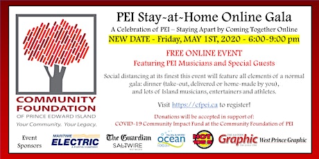 PEI Stay-at-Home Online Gala primary image