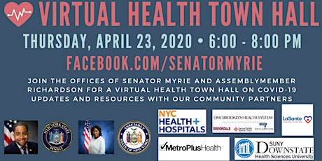 Senator Myrie and Assemblymember Richardson's Virtual Health Town Hall primary image