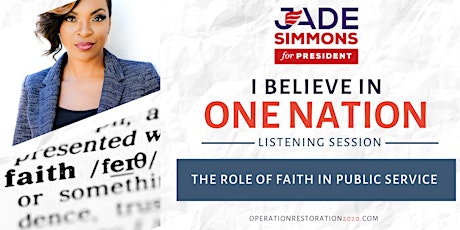 The Role of Faith in Leadership and Public Service primary image