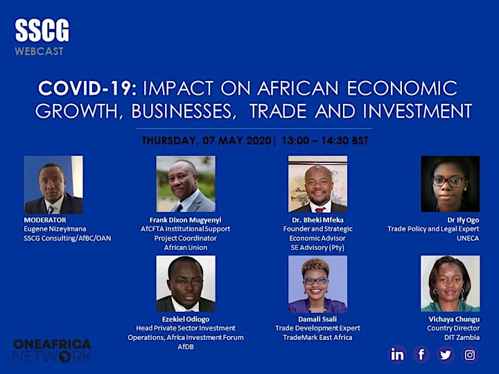 Virtual Events: AfDB COVID-19 Webinar Series, African Startup Investment Summit
