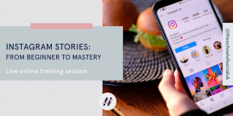 ONLINE - 50% off - MASTER INSTAGRAM STORIES (FOR BUSINESS) primary image
