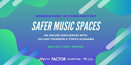 Safer Music Spaces - Online Discussion primary image