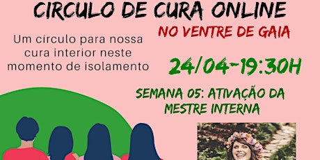 Imagem principal do evento Circulo de Cura ONLINE - No ventre de Gaia - Mithiele Rodrigues