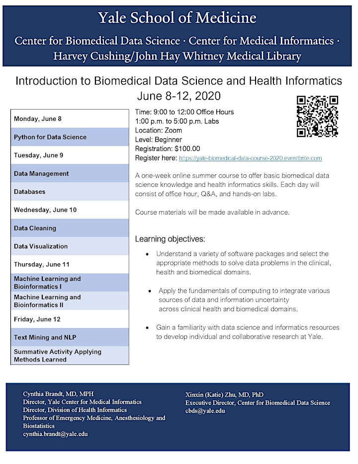 Introduction to Biomedical Data Science and Health Informatics image