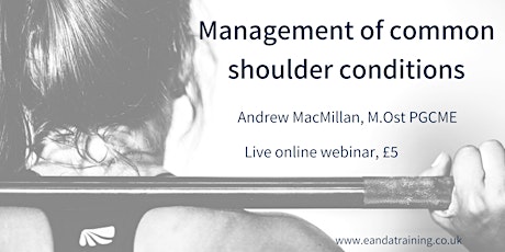 Management of Common Shoulder Conditions primary image