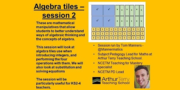 Algebra tiles / representation - delving deeper including introducing and using integers, as well as substitution and equation solving