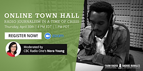 Online Town Hall: Radio Journalism in a time of crisis primary image