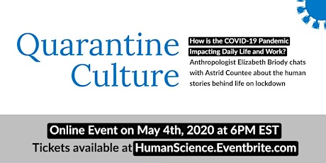 Quarantine Culture: How the COVID-19 Pandemic Impacts Daily Life and Work primary image