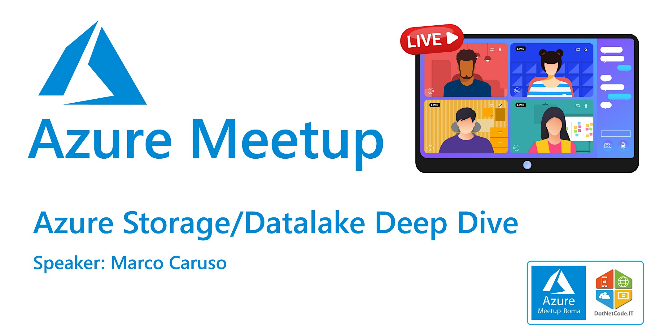Azure Meetup: Azure Storage/Datalake Deep Dive