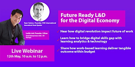 [Online Webinar] Future Ready L&D For The Digital Economy primary image