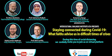 Staying Connected During Covid-19:What Faiths Advise Us in Difficult Times primary image
