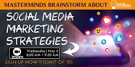 MasterMinds Brainstorm About Social Media Marketing Strategies primary image
