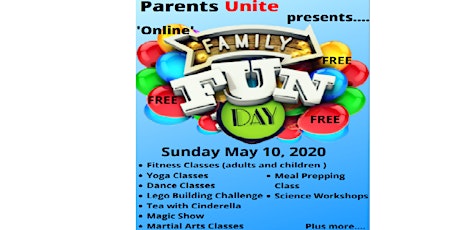 Parents Unite -Online Family Fun Day - FREE primary image