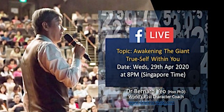 FACEBOOK LIVE: Awakening The Giant True-Self Within You primary image