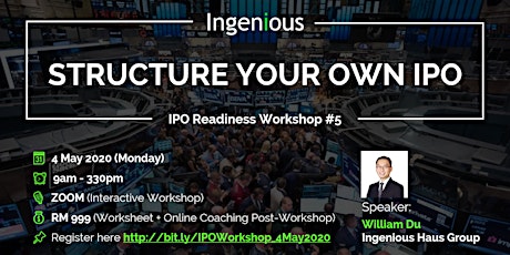 Structure Your Own IPO @ IPO Readiness Workshop #5!
