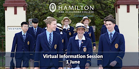 The Hamilton and Alexandra College Virtual Information Evening - SE, SA primary image